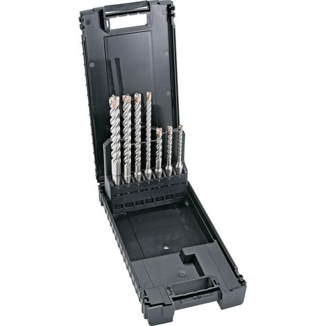 Jeu de forets marteaux Flex SDS-plus à 4 tranchants Xtreme Plus HD 4-C D5-12 Set, 7 pcs.