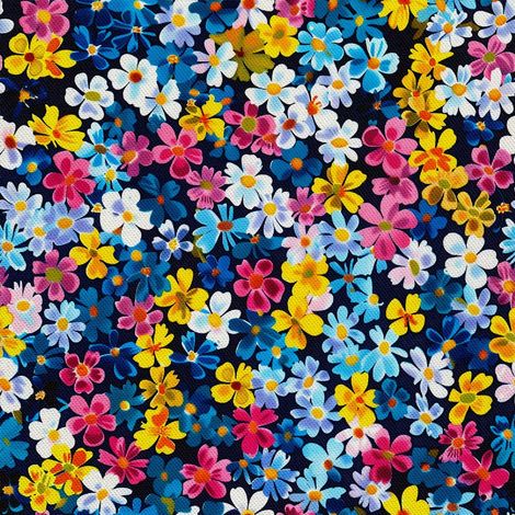 Tela decorativa para exteriores Oxford - Motivo floral I DX5262 (1/5)