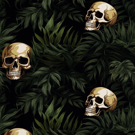 Tela Oxford decorativa para exteriores - Motivo de calavera I DX4929 (1/5)