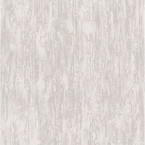 BRICOFLOR Papier Peint taupe clair béton  Tapisserie imitation béton pour cuisine, salon & plus  Papier Peint intissé effet béton taupe clair (1/4)