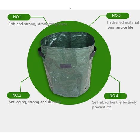 Filiyano-Lot de 6 sacs de culture pour pommes de terre de 7 gallons, pots de culture en tissu PE épais avec poignées, sacs de culture pour légumes (1/5)