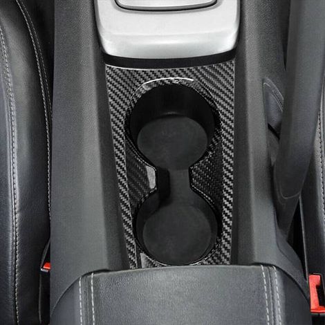 Carbon fiber cup holder frame for left-hand drive Chevrolet Camaro models (10 models) (1/5)