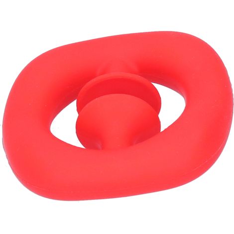2er-Set Silikon-Handgriffe zur Stärkung der Handmuskulatur – Anti-Stress-Griffübung – Rot (1/5)