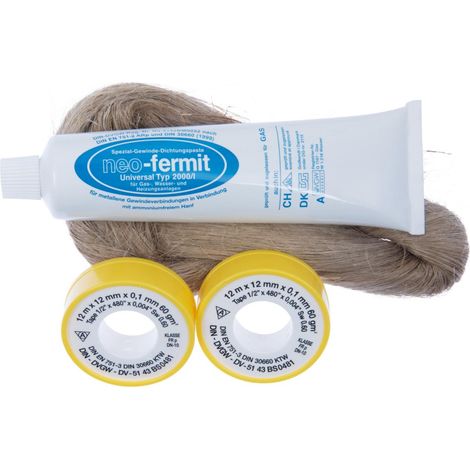 Set Dichtungsflachs-Fermit-Tef