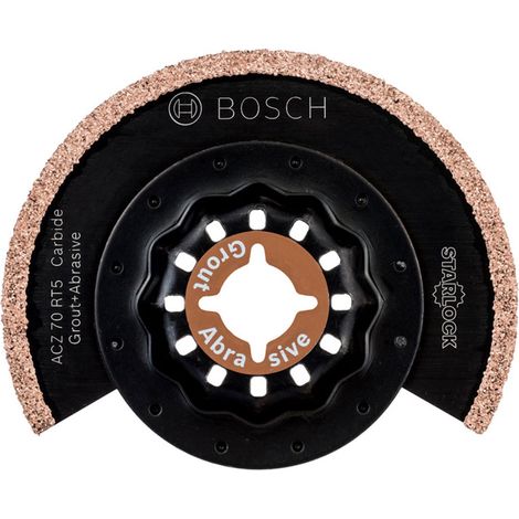 BOSCH HOJA DE SIERRA SEGMENTADA DE CORTE ESTRECHO CARBIDE RIFF ACZ 70 RT5 70 MM