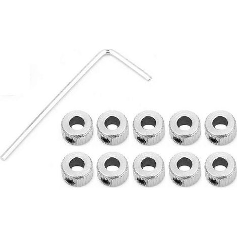 10 Stück Wellenring aus galvanisiertem Ferronickel, Wellensicherungsring 4,1 mm