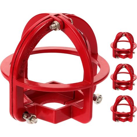 4 pièces Feuersprinklerkopfabdeckungen aus Metall