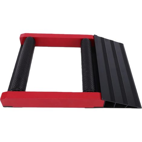 Support de Nettoyage de Roues de Moto, Support à Rouleaux Portable en Alliage d'aluminium d'une capacité de 600 Lb avec Base Antidérapante et Rampe de Chargement, Idéal pour le Nettoyage (1/5)