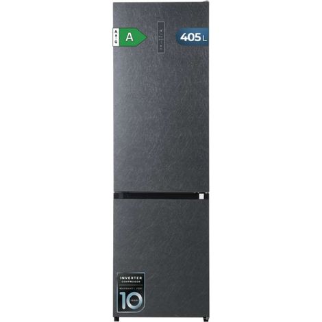 Cecotec Réfrigérateur Bolero CoolMarket Combi 405 WL Elite Silex Stone A. 405 Litres, Hauteur 199 cm, Largeur 59,2 cm, Classe A (1/5)