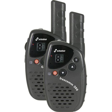 Talkie walkie stabo freecomm 200 8 canali raccolti 5 km