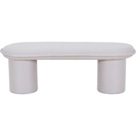 Banc en tissu – Beige - ELAMIU (1/4)