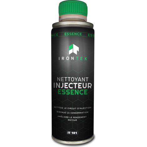 IRONTEK - Nettoyant injecteur essence - 300ml - IT101 - Ce produit de marque IRONTEK est neuf.
