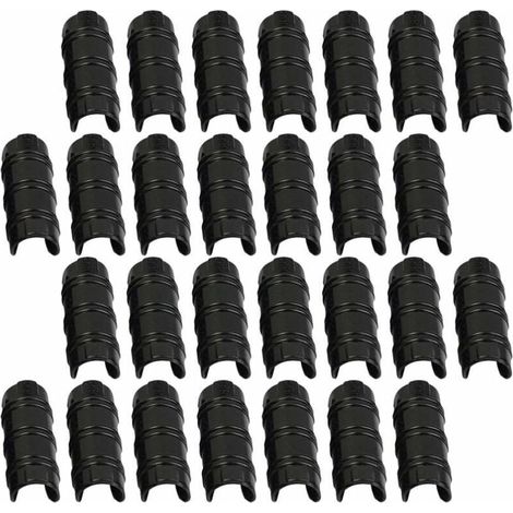 30pcs 32mm Serre Clips,Pinces à Tuyau pour la Fixation des Housses au Jardin Serres,des Films,des Plantes (1/4)