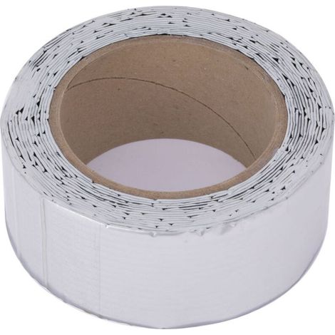 Starkes und wasserdichtes Aluminiumfolienband, 5 x 500 cm, zur Reparatur von Rissen und Lecks in Dächern und Wänden. Karierte Aluminiumfolie. (1/5)