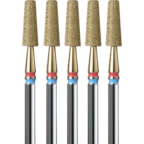 Juego de 5 cortadores de cutículas - Cono truncado con relleno, cortador DuoCut 2 en 1 (1/2)