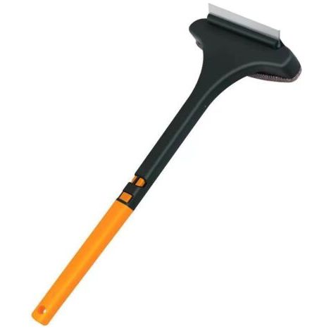 Spazzola per la pulizia di zanzariere 2 in 1, spazzola per la pulizia di zanzariere con manico, tergivetro professionale per la pulizia di finestre domestiche, piccola spazzola per finestre (1/5)