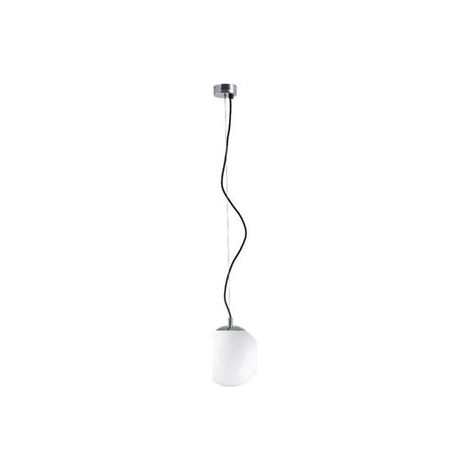 Suspended Lamp OXY E27 60W ⌀300mm Opalized crystal Cromato