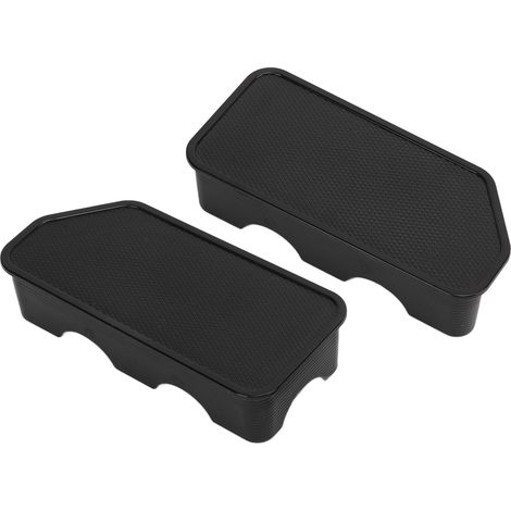 2PCS Couvre-trous Rail de Benne Noir Remplaçant pour Chevrolet Colorado 2015-2020 (1/5)