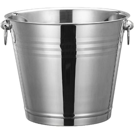 Eisbehälter – Isolierter Edelstahl – Mit Deckel, Löffel, Zange und Filter – 24 x 21 x 18 cm – 1 Stück (1/5)
