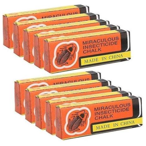 Packung mit 20 staubfreien Kakerlakenabwehrboxen mit Zauberkreide – Wirksames Abwehrmittel gegen Kakerlaken und Ameisen – Nur für den Innenbereich geeignet (1/5)
