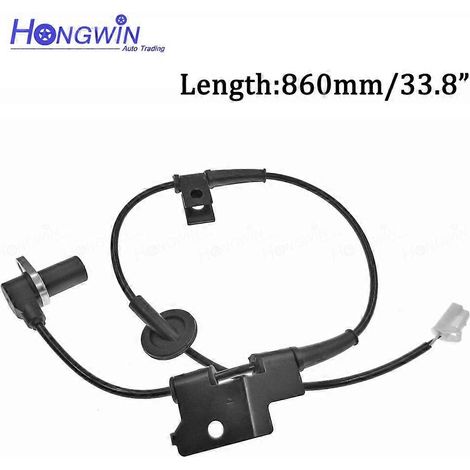 Capteur ABS de vitesse de roue arrière droit/gauche compatible avec Hyundai Sonata 2.4L 2.7L 2003 2004 2005 95680-38601 95680-38501 5S7800 ALS1679 (arrière droit) (1/5)