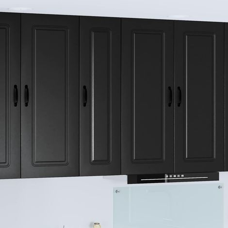 Küchenschrank Kalmar Schwarz 30 x 31 x 100 cm Holzwerkstoff