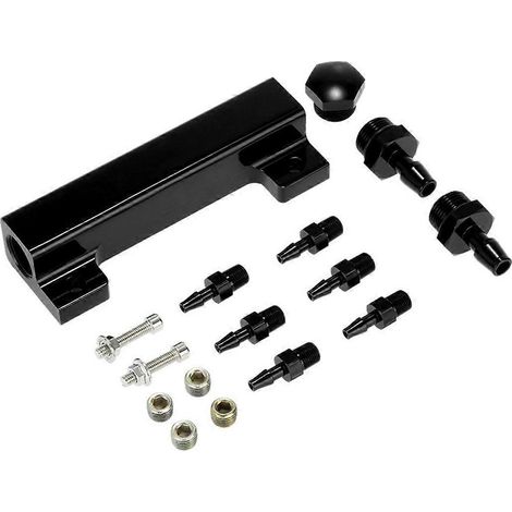 Kit collecteur d'admission avec bloc de dépression, soupape de décharge de carburant, turbocompresseur 1/8NPT (1/5)