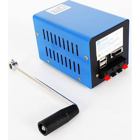 Handkurbel Generatoren, 20W 2000 U/min Manuelle Kurbel Generator Multifunktions Tragbare Handkurbel Generator Hochleistungs USB Ladegenerator für Notfallkommunikation, Tourismus, Notstrom (1/5)