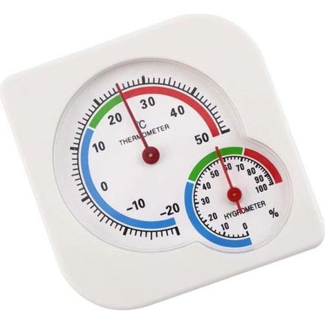 Thermomètre hygromètre intérieur - Plage de température -20°C à +50°C - Plage d'humidité 10% à 90% HR (1/5)