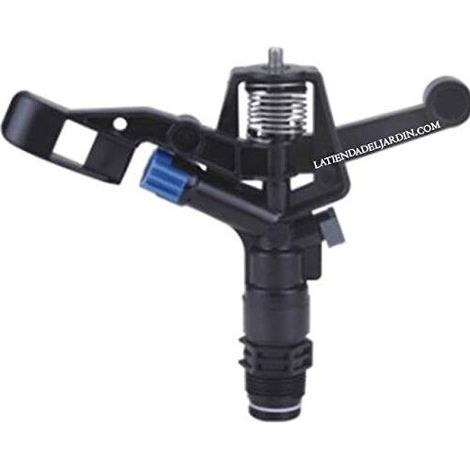 Arroseur asperseur circulaire 3/4'' – Portée 13-18m – Angle d'irrigation 360º – Fabriqué en plastique Delrin et acier inoxydable (1/4)