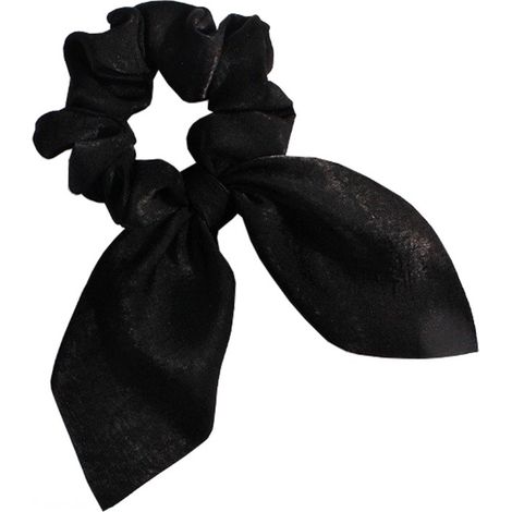 Fascia per capelli, sciarpa corta nera, elastico per capelli PIN UP per ragazze (1/3)