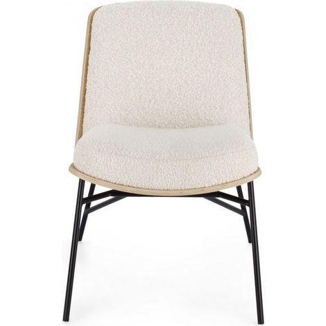 Poltrona "Emerson" per interno, Struttura In Compensato 59 x 71 x 80h cm -Avorio (1/5)