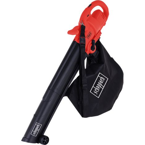 [JAMAIS UTILISÉ] Scheppach Souffleur 4 en 1 LBH3000E - 3000W - 252 km/h - sac de collecte 40L - poignée ergonomique + roues de guidage