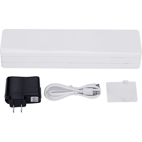 Lampe LED pliable rechargeable par USB, lampe de table tactile avec horloge, affichage de la date et de la température (1/5)