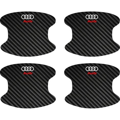 (4 pièces) Film protecteur autocollant pour poignées de porte et seuils de porte de voiture pour Audi A3 A4 A5 A6 A7 A8 S3 S4 Q2 Q3 Q5 Q7 (1/3)