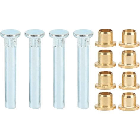 Kit di boccole per cerniere delle portiere, in metallo, di ricambio per Nissan Navara D22 Frontier UTE Pickup Truck 1997-2005 -Crezuo