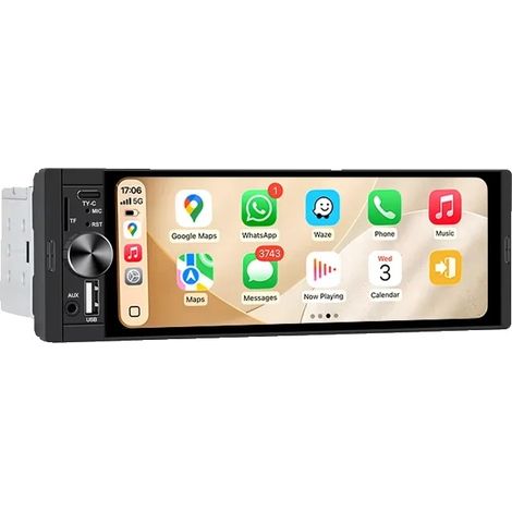 Auto MP3-Player, 6,36" HD-Touchscreen, mehrere Anschlussmöglichkeiten, K50 Wireless Carplay (1/2)