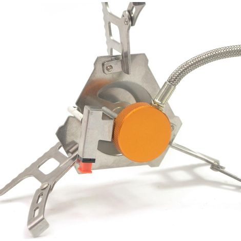 Réchaud à gaz de camping portable 3500 W à butane divisé, pliable et à allumage électronique (1/5)