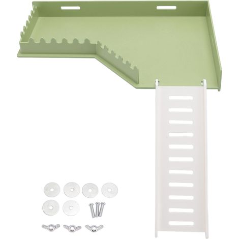 Ensemble d'échelle de plate-forme de Hamster, jouets de support interactifs amusants et polyvalents pour grand espace, Cage d'intérieur pour animaux de compagnie de Type L (1/5)