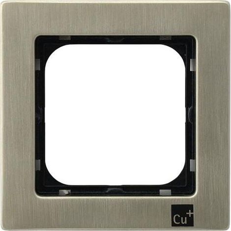 Ospel Marco eléctrico simple plateado acabado mate