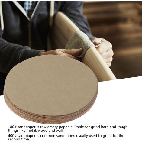 15 Stück 5 Zoll Rundschleifpapier 180 400 1500 5000 10000 Schleifpapier (10000) (1/5)