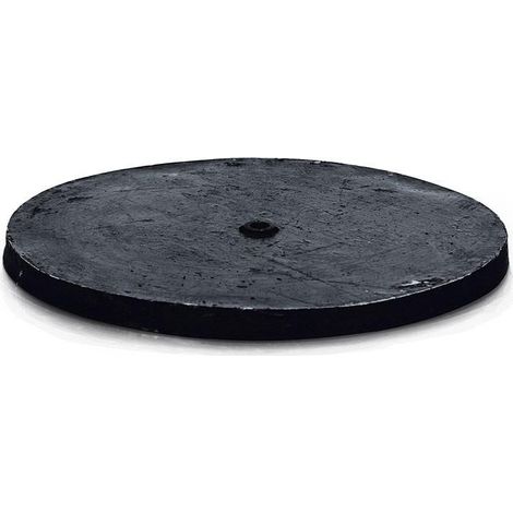 HERRAJES ALK pesa hierro circular 8kgs. para base conica , ATENCIÓN: Todos los elementos se piden por separado de acuerdo con la altura y el acabadode la columna y la bas (1/2)