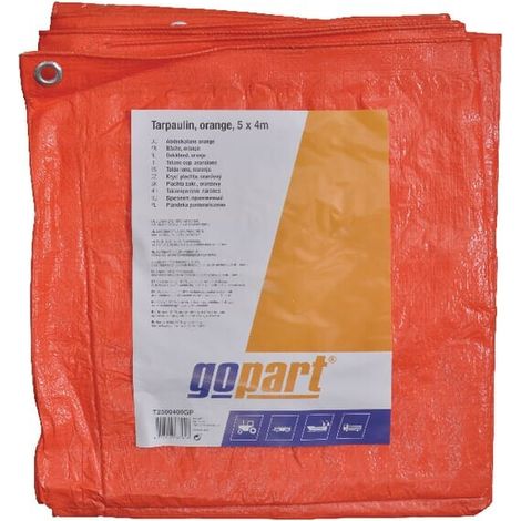 Bâche orange 5x4m GOPART T2500400GP