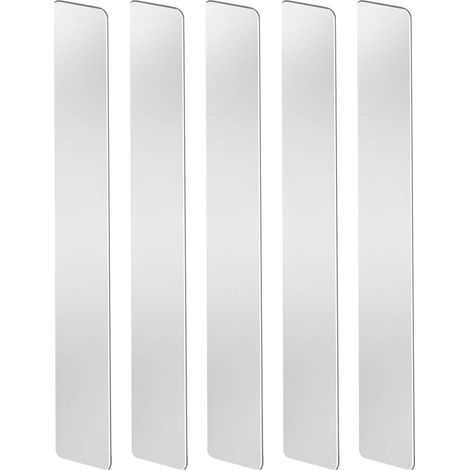 Lot de 5 bandes de tôle en acier inoxydable 304, tôle métallique, bande métallique flexible, remplisseur de fente, accessoire de soudure, plaque métallique pour réparation DIY (1/5)