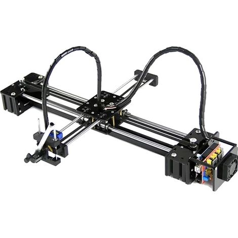 Robot Traceur XY, Alimentation 12V, Taille 490mm x 390mm, Compatible avec Windows, Comprend des Moteurs Pas à Pas, Zone de Gravure A4 (1/5)