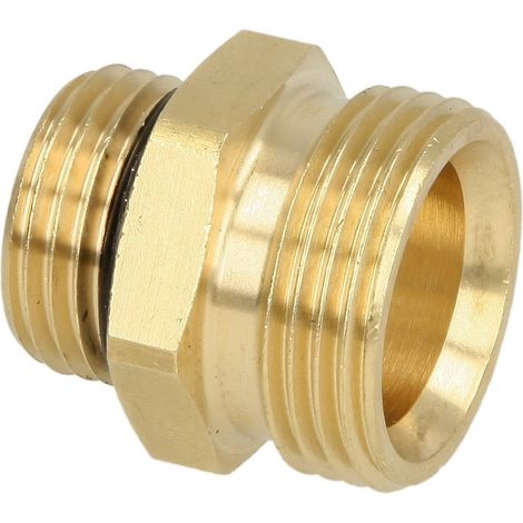 Nipple eurocône 1/2’’ FM x 3/4’’ FM autoétanche avec joint torique laiton nu