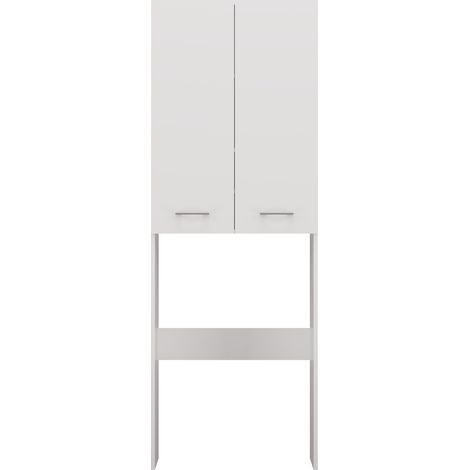Mobile per lavatrice, 30 x 64 x 180 cm, Bianco Opaco (1/5)