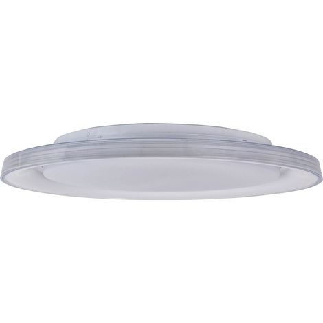 Naeve CLAIRE Plafonnier semi-encastré à LED intégré à intensité variable, blanc 3 000-5 000 K, télécommande (1/5)