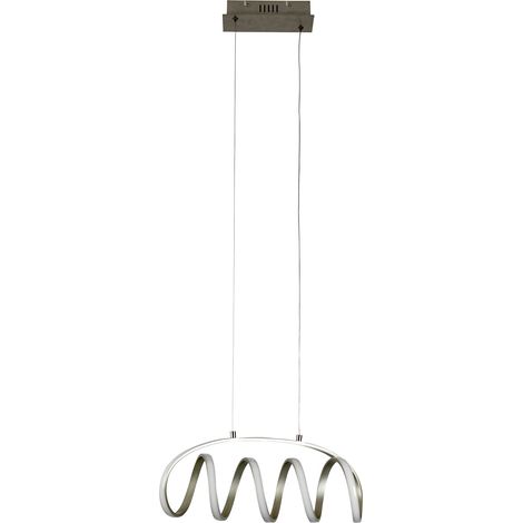 Colgante LED 30W Blanco Neutro - 4000K Gris Merengo para Interior para Comedor, Sala de Estar