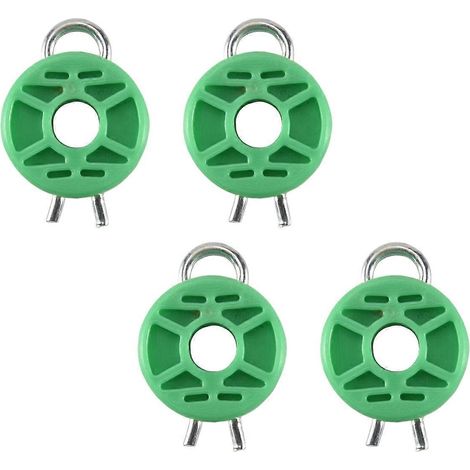 Jeu de 4 galets de guidage de lève-vitre électrique avant pour 9-5, 9-3 et 900 (voir illustration) (1/5)